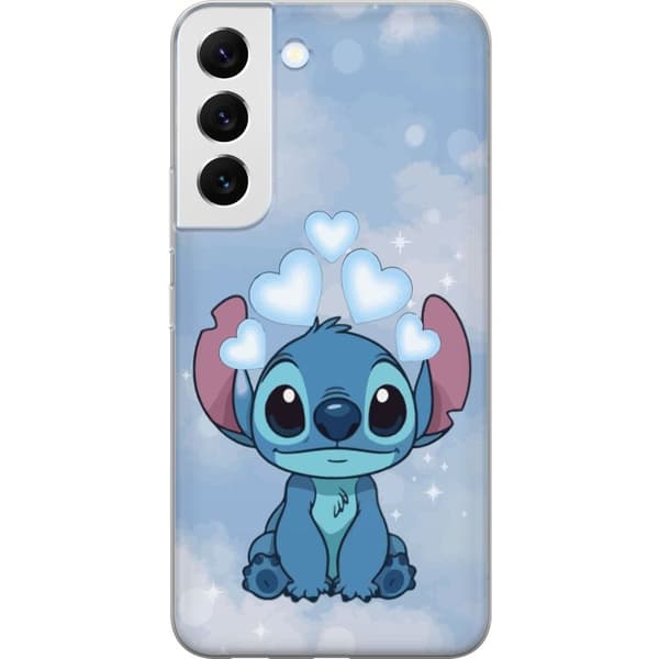 Samsung Galaxy S22 5G Gjennomsiktig deksel Stitch Hoppande Gled - Morsomt Design for Gave