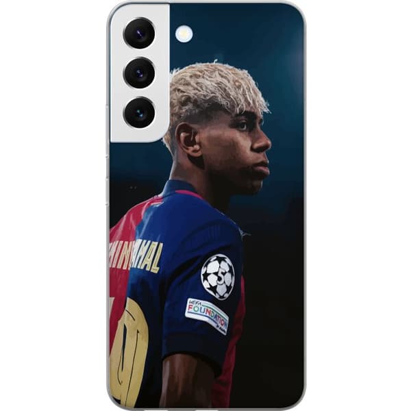 Samsung Galaxy S22 5G Gjennomsiktig deksel Lamine Yamal - Barcelonas Wonderkid i Fokus