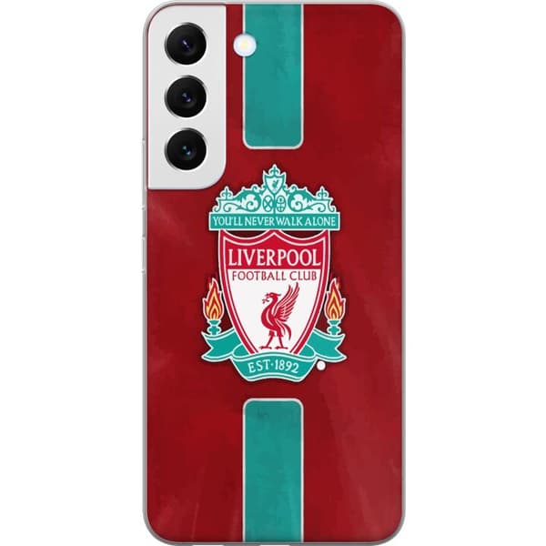 Samsung Galaxy S22+ 5G Gjennomsiktig deksel Liverpool FC - Klassisk Fotballstolthet i Rødt
