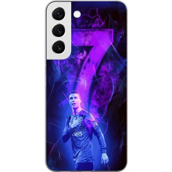 Samsung Galaxy S22+ 5G Gjennomsiktig deksel Ronaldo 7 - Fotballlegenden i Aksjon for Fans