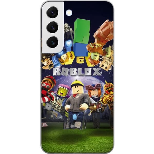 Samsung Galaxy S22+ 5G Gjennomsiktig deksel Roblox Verden - Spilleventyr for Barn og Ungdom