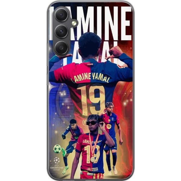 Samsung Galaxy S23 FE Gennemsigtig cover Yamal i Bevægelse - Ungt Talent på Verdensplan