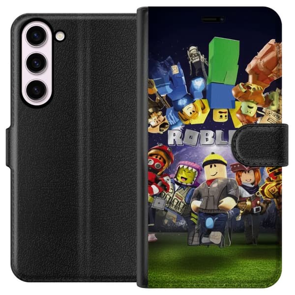 Samsung Galaxy S23+ Lompakkokotelo Roblox Maailma - Pelaamisseikkailu Lapsille ja Nuorille
