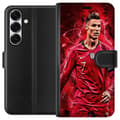 Pikkukuva 1 / 3: Samsung Galaxy S25 Lompakkokotelo Ronaldon Taidot - CR7 Suunnittelu Aidolle Kannattajalle