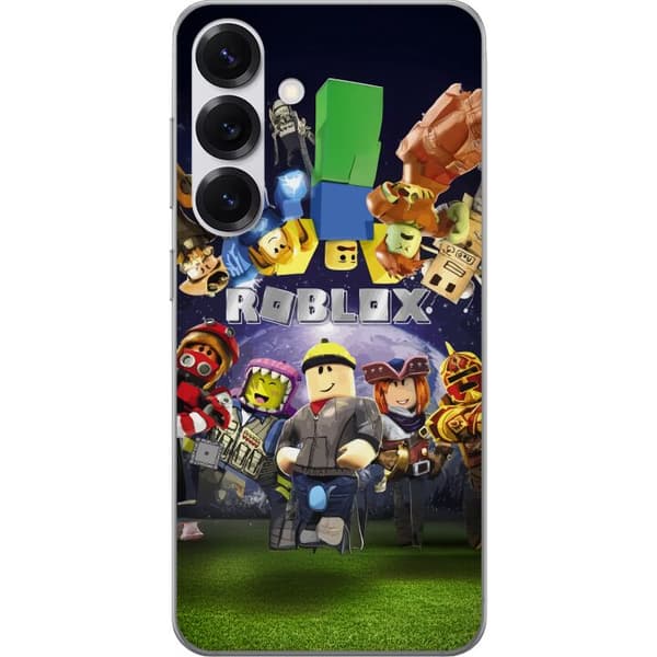Samsung Galaxy S25 Genomskinligt Skal Roblox Värld – Gamingäventyr för Barn & Ungdomar