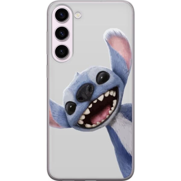 Samsung Galaxy S23+ Gennemsigtig cover Stitch i fart - Kawaii-design til fans & børn