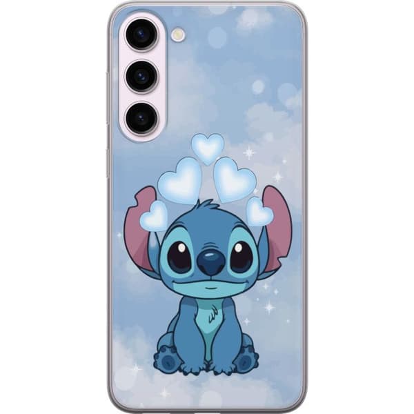 Samsung Galaxy S23+ Gennemsigtig cover Stitch Hoppende Glæde - Sjovt Design til Gave