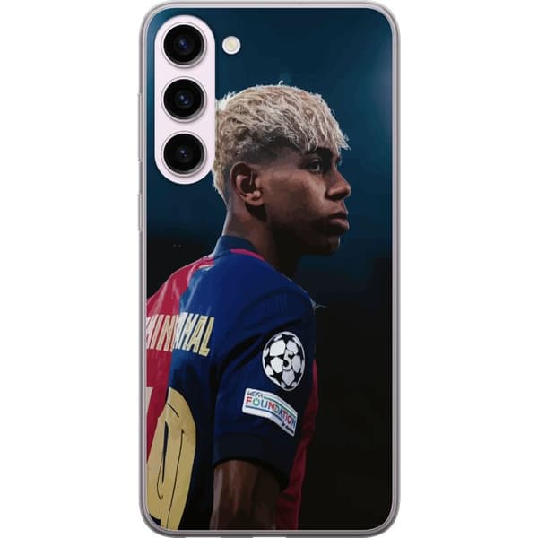 Samsung Galaxy S23+ Gjennomsiktig deksel Lamine Yamal - Barcelonas Wonderkid i Fokus