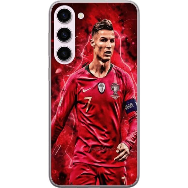 Samsung Galaxy S23+ Gennemsigtig cover Ronaldo Færdigheder - CR7 Design for Ægte Fans