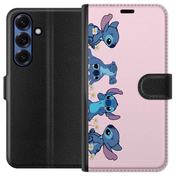 Samsung Galaxy S25+ Lommeboketui  Stitch Ler & Leker – Perfekt for Mobildeksler eller Postere