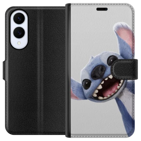 Samsung Galaxy S25 Edge Tegnebogsetui Stitch i fart - Kawaii-design til fans & børn