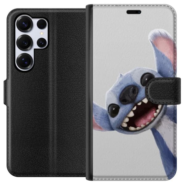 Samsung Galaxy S25 Ultra Plånboksfodral Stitch i Fart – Kawaii Design för Fans & Barn