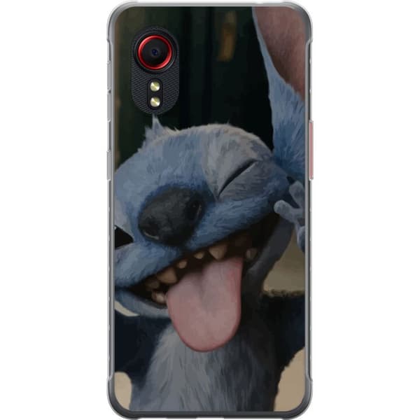 Samsung Galaxy Xcover 5 Genomskinligt Skal Stitch Söt Alien – Blå Favorit från Yttre Rymden
