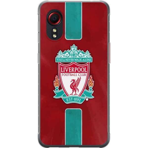 Samsung Galaxy Xcover 5 Genomskinligt Skal Liverpool FC – Klassisk Fotbollsstolthet i Rött