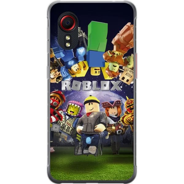 Samsung Galaxy Xcover 5 Gennemsigtig cover Roblox Verden - Gaming Eventyr for Børn og Unge