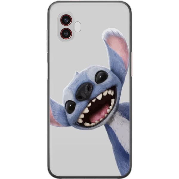 Samsung Galaxy Xcover6 Pro Gennemsigtig cover Stitch i fart - Kawaii-design til fans & børn