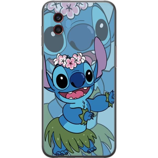 Samsung Galaxy Xcover6 Pro Genomskinligt Skal Stitch under Stjärnorna – Magisk Anime-stil