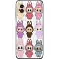 Miniatyrbild 1 av 3: Samsung Galaxy Xcover6 Pro Genomskinligt Skal Labubu Pink Monster – Popkonst med Kawaii-touch