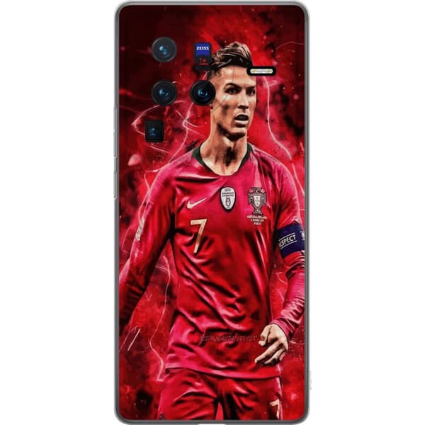 vivo X80 Pro Läpinäkyvä kuori Ronaldon Taidot - CR7 Suunnittelu Aidolle Kannattajalle