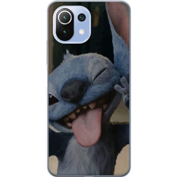 Xiaomi 11 Lite 5G NE Gjennomsiktig deksel Stitch Søt Alien - Blå Favoritt fra Ytre Rommet