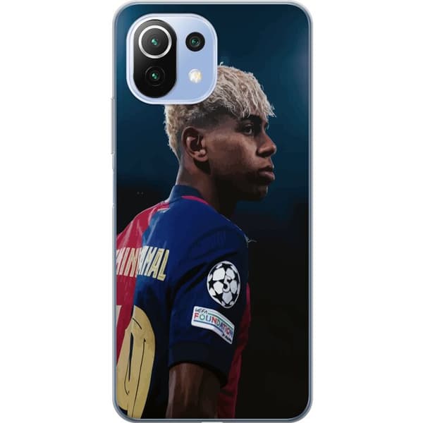 Xiaomi 11 Lite 5G NE Gennemsigtig cover Lamine Yamal - Barcelonas Wunderkind i fokus