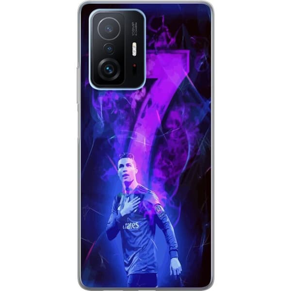 Xiaomi 11T Genomskinligt Skal Ronaldo 7 – Fotbollslegend i Action för Fans