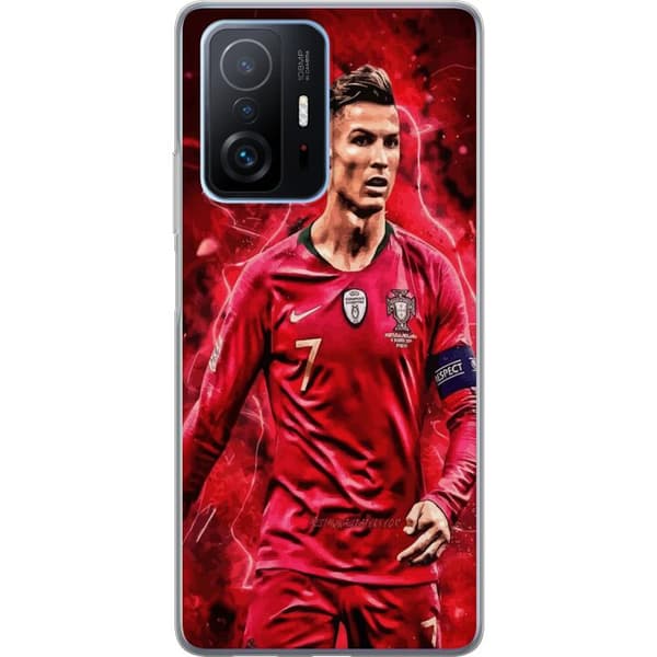 Xiaomi 11T Gennemsigtig cover Ronaldo Færdigheder - CR7 Design for Ægte Fans