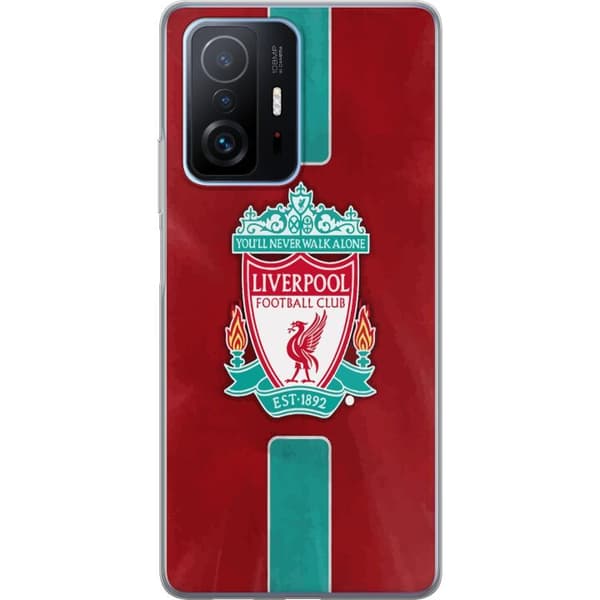 Xiaomi 11T Pro Gennemsigtig cover Liverpool FC - Klassisk Fodboldstolthed i Rødt