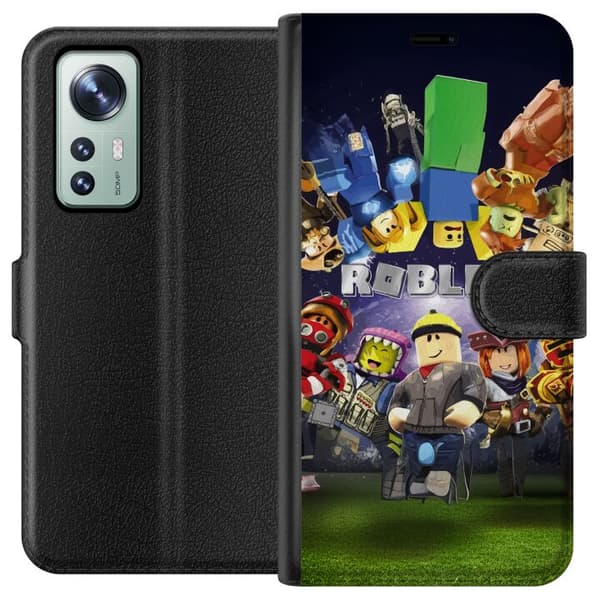 Xiaomi 12 Tegnebogsetui Roblox Verden - Gaming Eventyr for Børn og Unge
