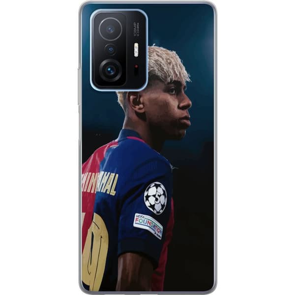 Xiaomi 11T Pro Gennemsigtig cover Lamine Yamal - Barcelonas Wunderkind i fokus