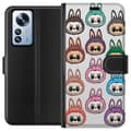 Miniatyrbild 1 av 3: Xiaomi 12 Pro Plånboksfodral Labubu Macaron Monster – Söt Samlarfigur med Stil