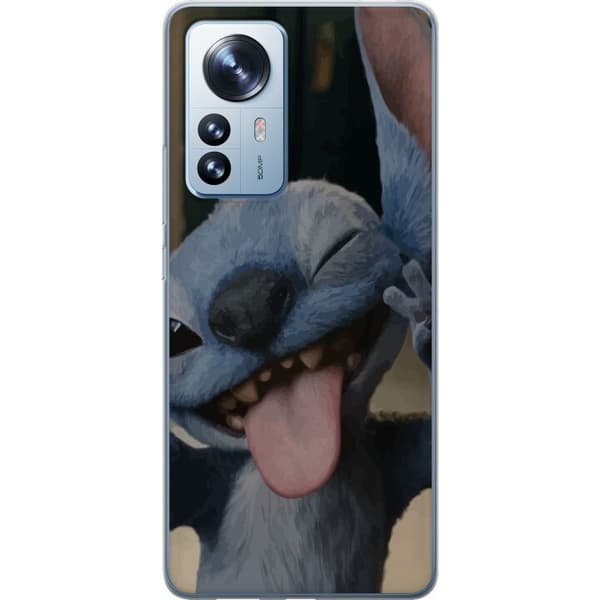 Xiaomi 12 Pro Genomskinligt Skal Stitch Söt Alien – Blå Favorit från Yttre Rymden