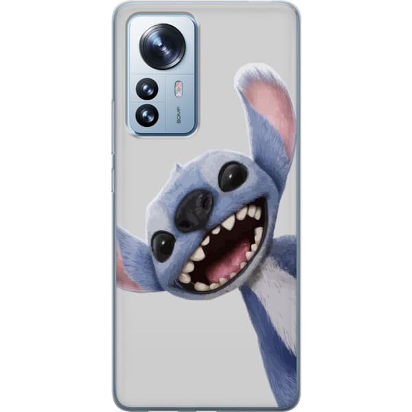 Xiaomi 12 Pro Gjennomsiktig deksel Stitch i Fart - Kawaii Design for Fans & Barn