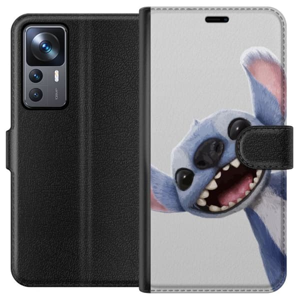 Xiaomi 12T Lommeboketui Stitch i Fart - Kawaii Design for Fans & Barn