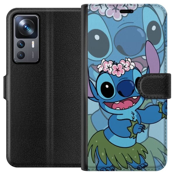 Xiaomi 12T Pro Plånboksfodral Stitch under Stjärnorna – Magisk Anime-stil