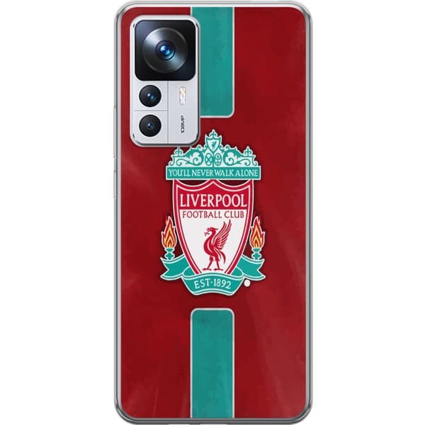 Xiaomi 12T Pro Gennemsigtig cover Liverpool FC - Klassisk Fodboldstolthed i Rødt