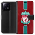 Miniatyrbillede 1 af 3: Xiaomi 13 Tegnebogsetui Liverpool FC - Klassisk Fodboldstolthed i Rødt
