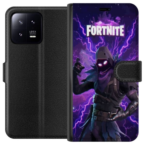 Xiaomi 13 Plånboksfodral Fortnite Raven – Mörk Stridsikon från Battle Royale