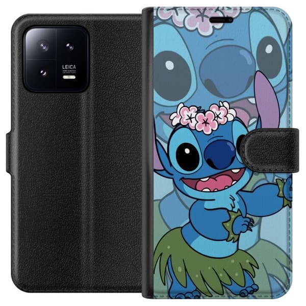 Xiaomi 13 Tegnebogsetui Stitch under Stjernerne - Magisk Anime-stil
