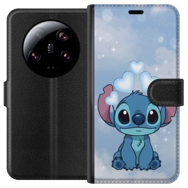 Xiaomi 13 Ultra Lommeboketui Stitch Hoppande Gled - Morsomt Design for Gave