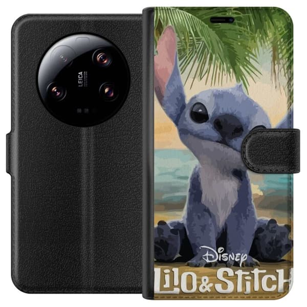 Xiaomi 13 Ultra Plånboksfodral Stitch Kärleksfull – Med Hjärtan & Kawaii-känsla