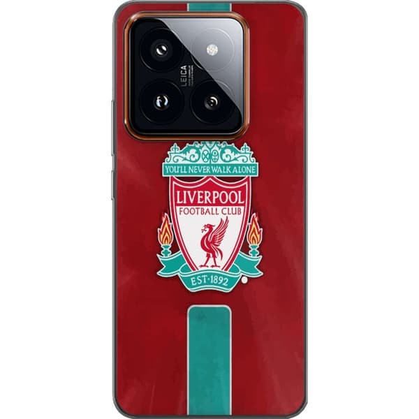 Xiaomi 14 Pro Läpinäkyvä kuori Liverpool FC - Klassinen jalkapallourheilu Punaisena