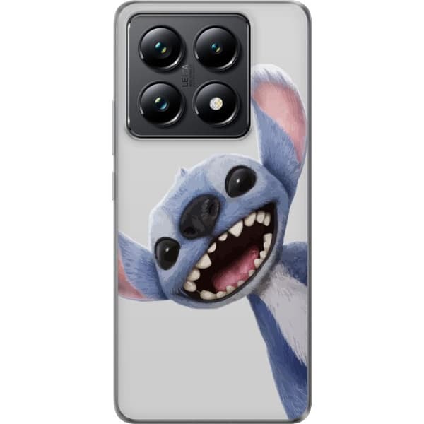 Xiaomi 14T Pro Genomskinligt Skal Stitch i Fart – Kawaii Design för Fans & Barn
