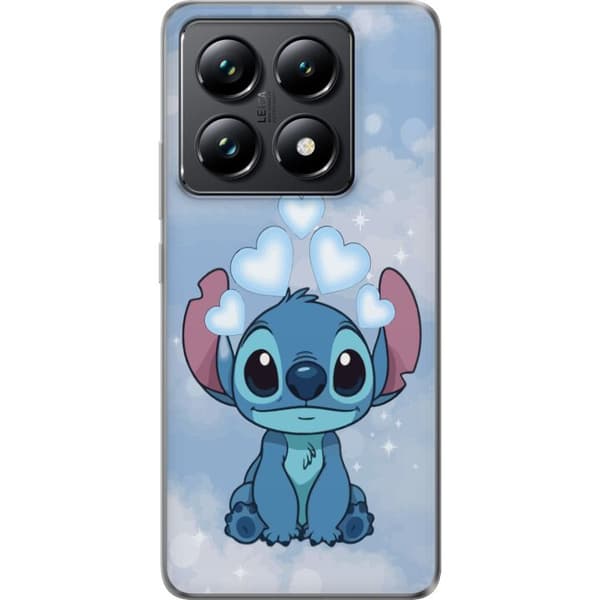 Xiaomi 14T Pro Gennemsigtig cover Stitch Hoppende Glæde - Sjovt Design til Gave