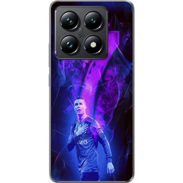 Xiaomi 14T Pro Genomskinligt Skal Ronaldo 7 – Fotbollslegend i Action för Fans