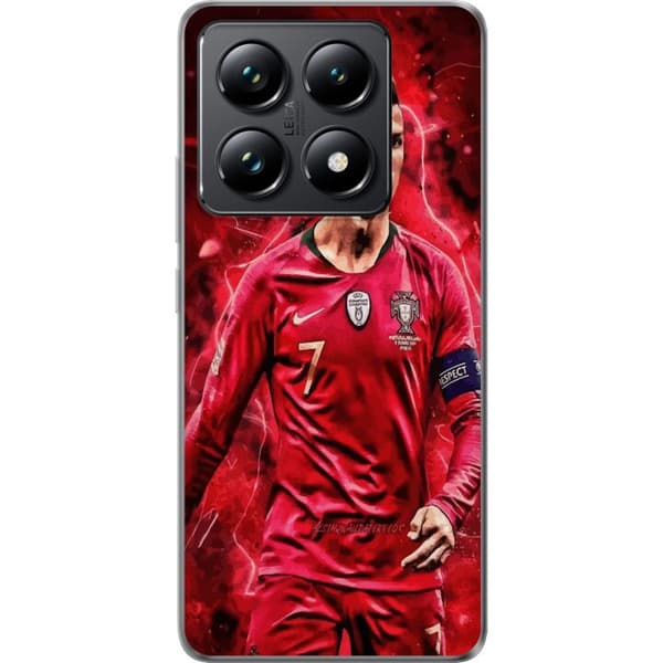 Xiaomi 14T Pro Genomskinligt Skal Ronaldo Skills – CR7 Design för Äkta Supporters