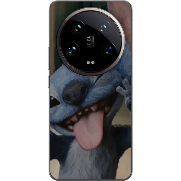 Xiaomi 14 Ultra Läpinäkyvä kuori Stitch Söpö Alien - Sininen Suosikki Ulkoavaruudesta