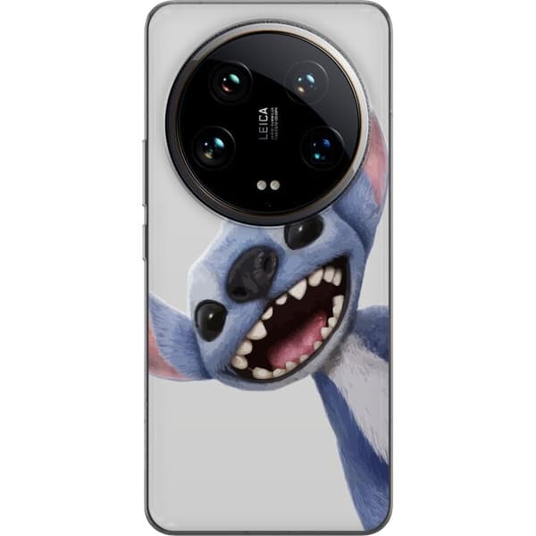 Xiaomi 14 Ultra Läpinäkyvä kuori Stitch liikkeessä - Kawaii-suunnittelu faneille ja lapsille