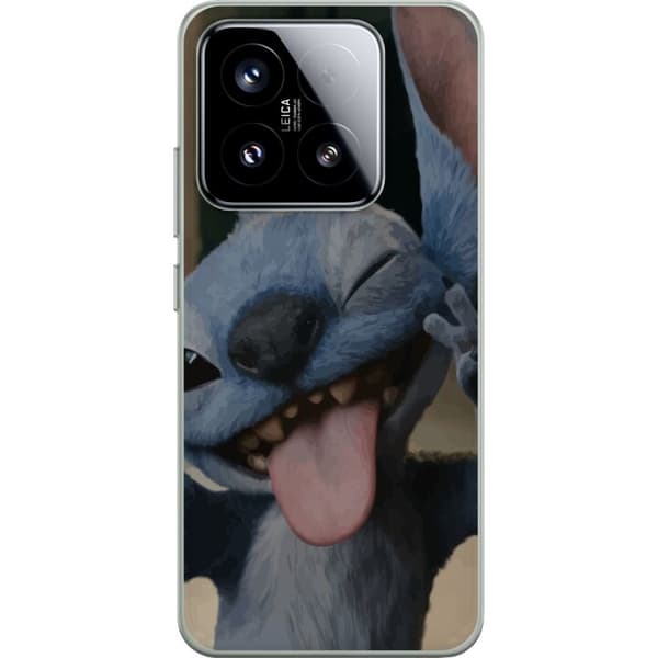 Xiaomi 15 Läpinäkyvä kuori Stitch Söpö Alien - Sininen Suosikki Ulkoavaruudesta