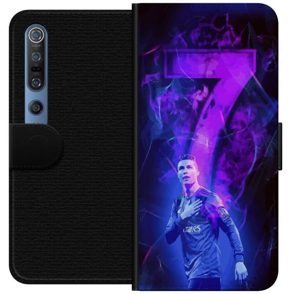 Xiaomi Mi 10 Pro 5G Plånboksfodral Ronaldo 7 – Fotbollslegend i Action för Fans